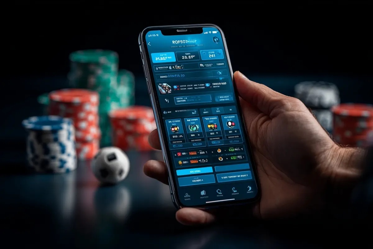 Pantalla de apuestas deportivas dentro de la app 1xBet Honduras