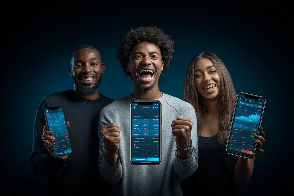 Pantalla móvil con la app de 1xBet Honduras