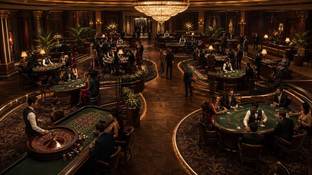 Distribución de las mesas en los casinos: curiosidades y criterios de diseño